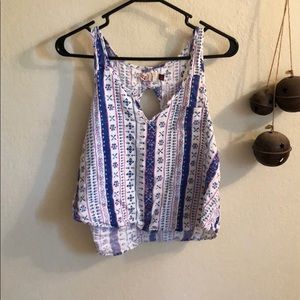 So floral tank top